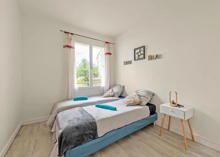 Appartement Navigateurs Proche Centre - Jardin- Parking Gratuit